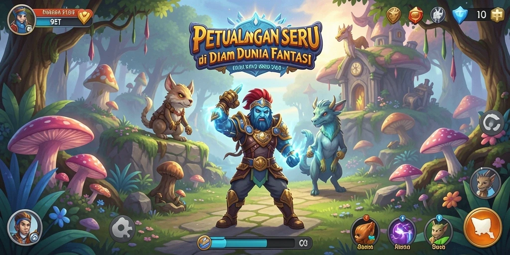 Screenshot gameplay 9ET menunjukkan suasana petualangan menegangkan.