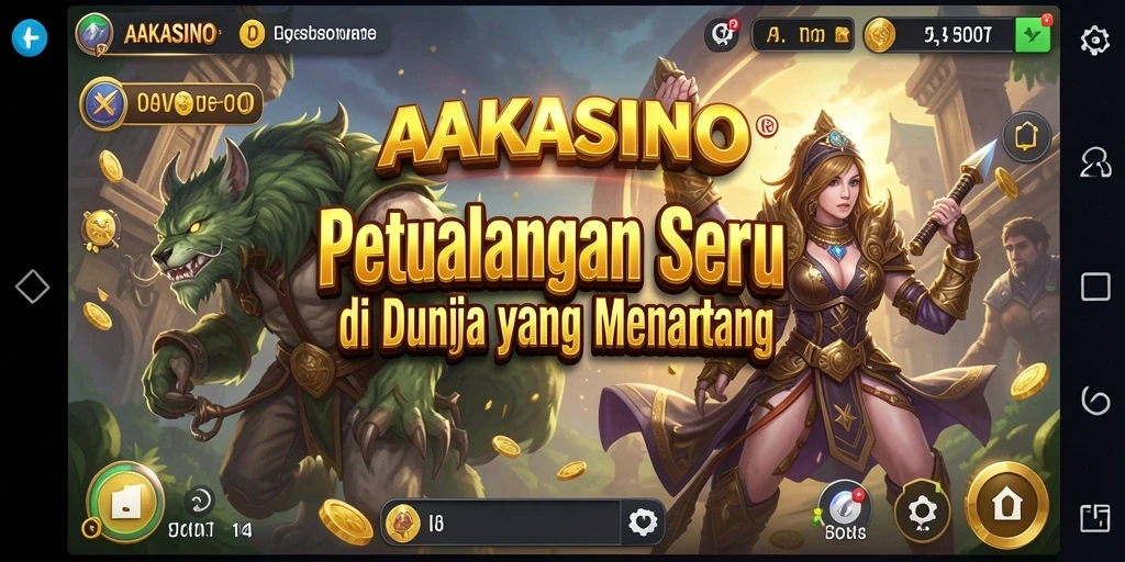 Tampilan gameplay AAKASINO yang penuh petualangan dan tantangan.