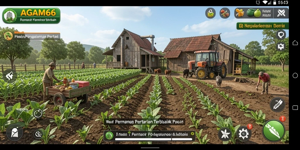 Tampilan gameplay AGAM66 yang penuh warna dan menarik.