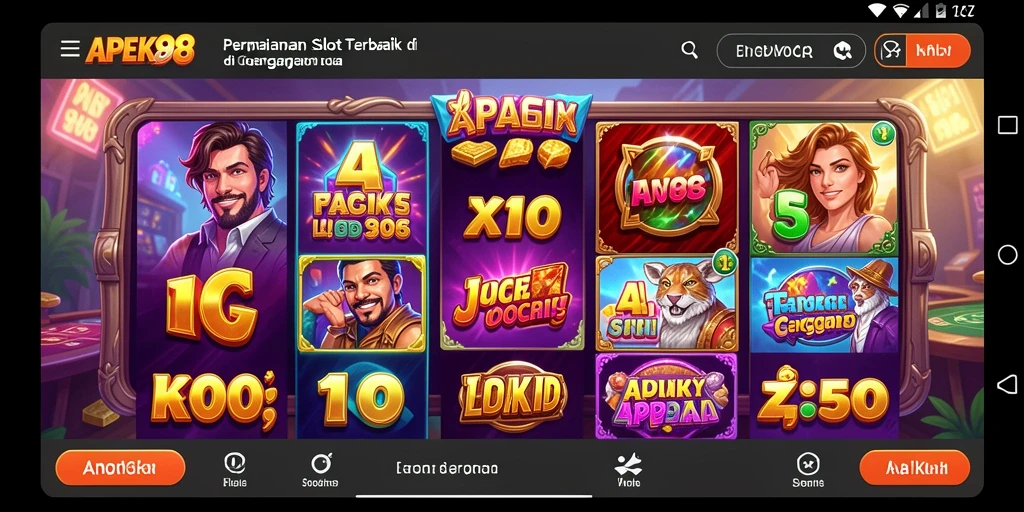 Screenshot tampilan gameplay menarik dari APEK88.