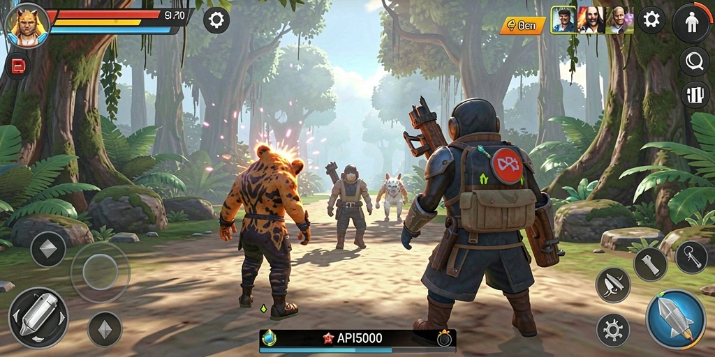 Screenshot gameplay API5000 yang menunjukkan momen menyusun puzzle.