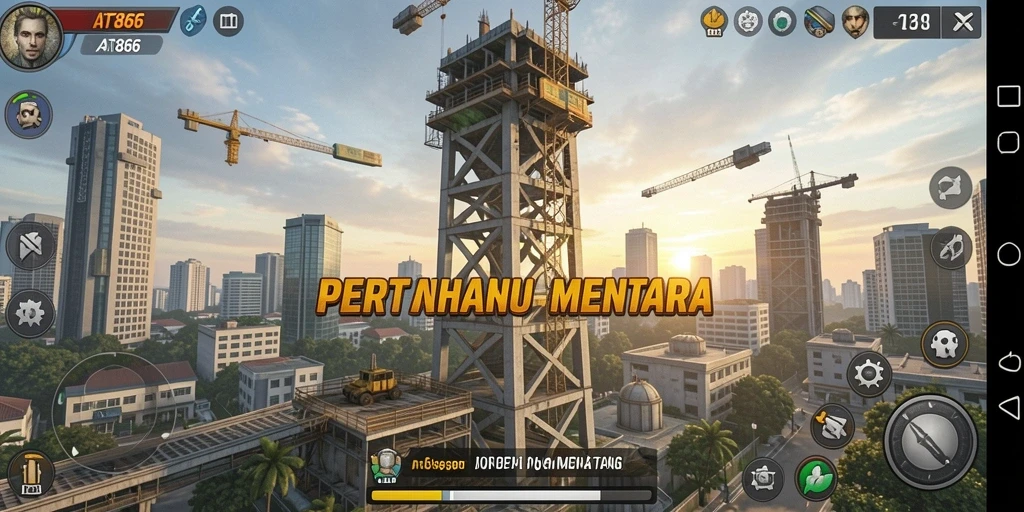 Tampilan gameplay Tower Defense yang menegangkan dan strategis.