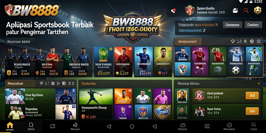 Screenshot utama BW888 menampilkan gameplay taruhan olahraga yang seru.