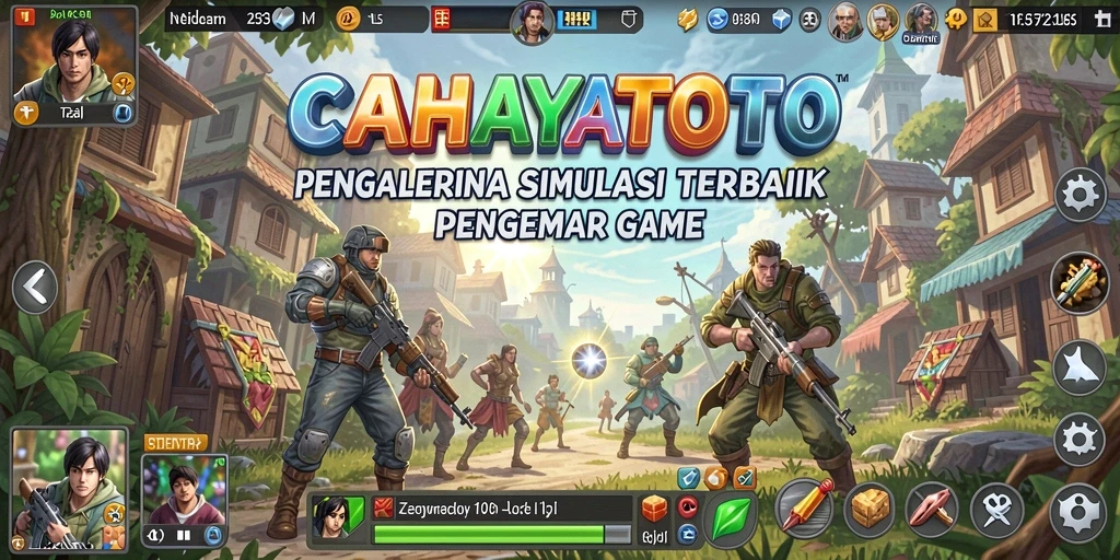 Tampilan gameplay CAHAYATOTO yang menarik dan interaktif.