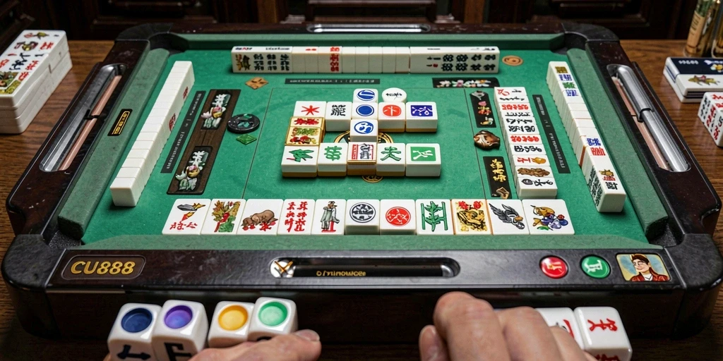 Tampilan permainan Mahjong yang seru dan mengasyikkan di CU888.