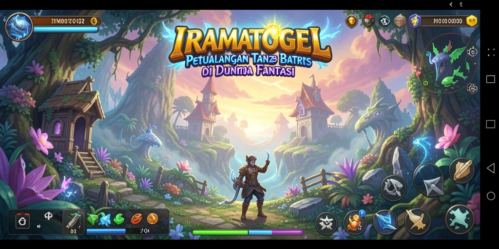 Screenshot gameplay IRAMATOGEL menunjukkan petualangan penuh aksi dan eksplorasi.
