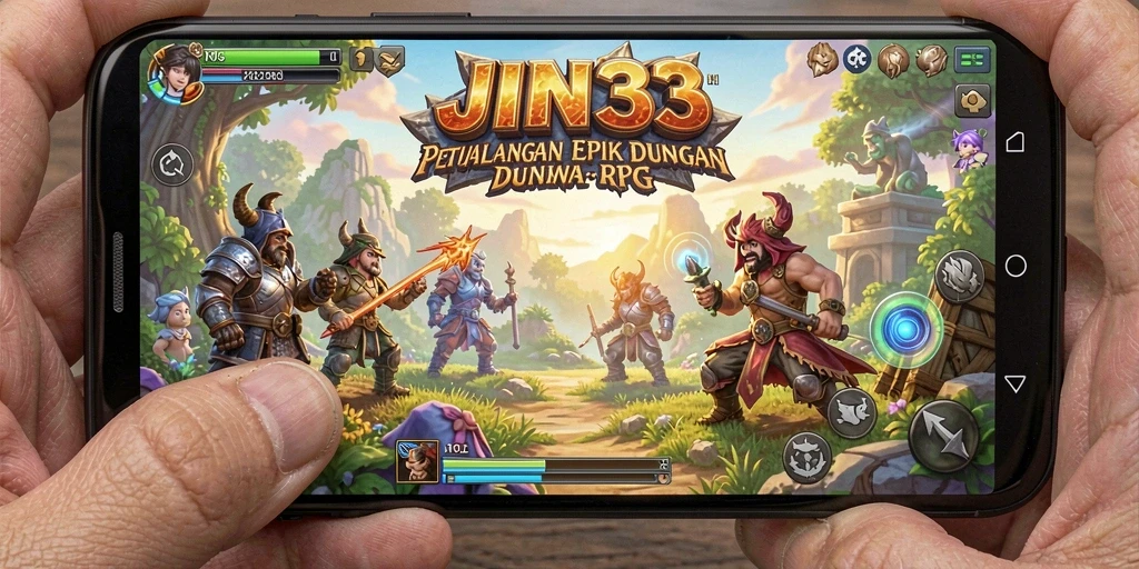 Gameplay seru dengan grafis RPG yang menakjubkan di JIN33.