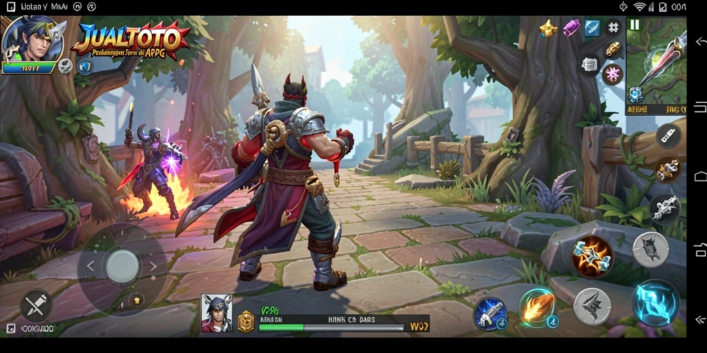 Tampilan gameplay ARPG yang seru dan mendebarkan di JUALTOTO.
