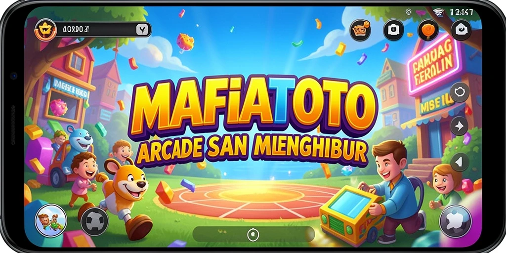 Screenshot MAFIATOTO menampilkan aksi seru dalam gameplay arcade.