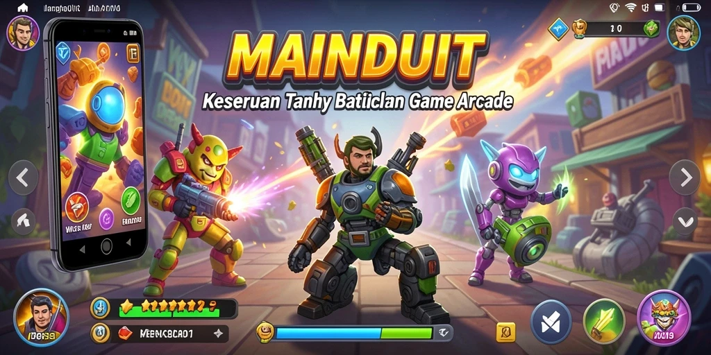 Tampilan menarik dari gameplay MAINDUIT dengan aksi seru.