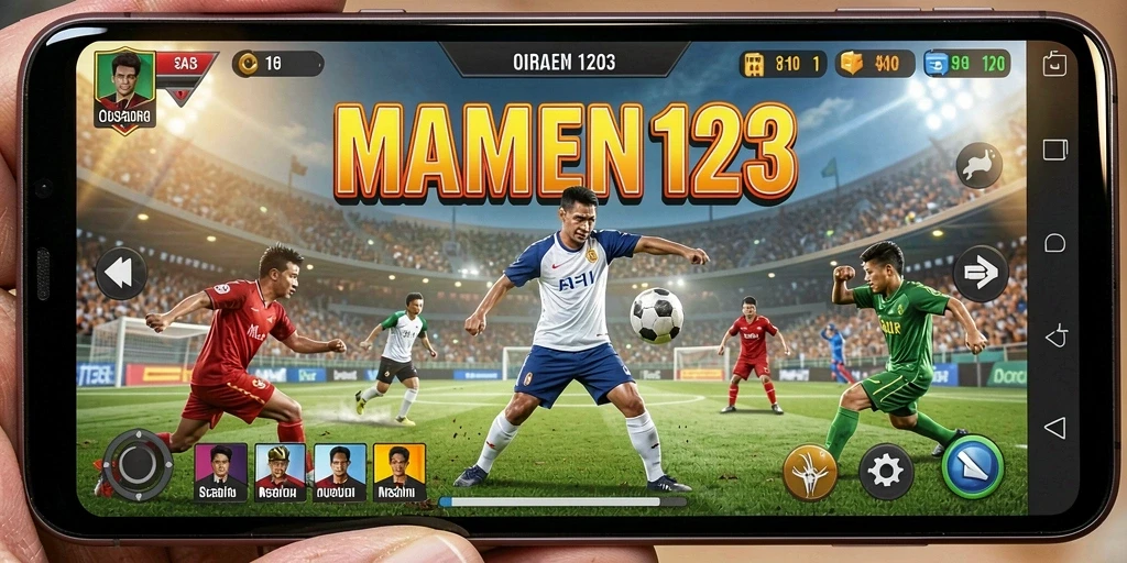 Gameplay seru MAMEN123 menantang keterampilan pemain.