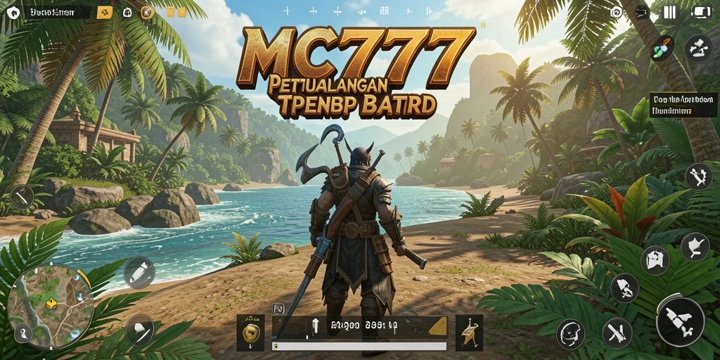Gameplay menarik di dunia Open World MC777 yang luas.