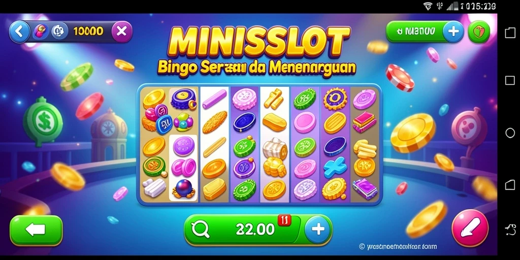 Tampilan gameplay yang menarik dalam MINISLOT dengan fitur Bingo.