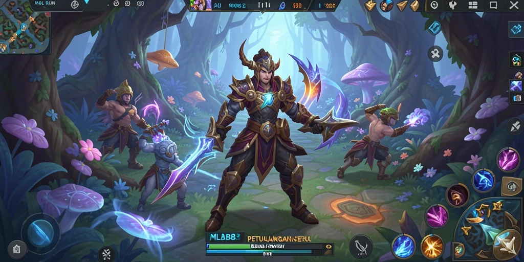 Screenshot MLBB8 menunjukkan aksi seru dalam gameplay Adventure.