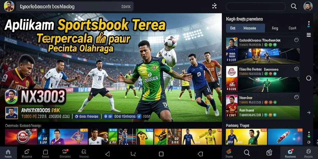 Tampilan screenshot NX303 dengan aksi taruhan olahraga yang seru.
