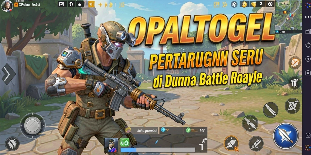 Tampilkan gameplay seru OPALTOGEL dalam aksi Battle Royale.