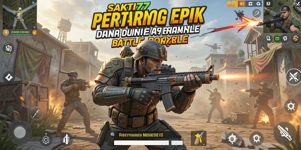 Gameplay SAKTI77 dengan aksi pertarungan yang mendebarkan dan ketegangan di setiap sudut.