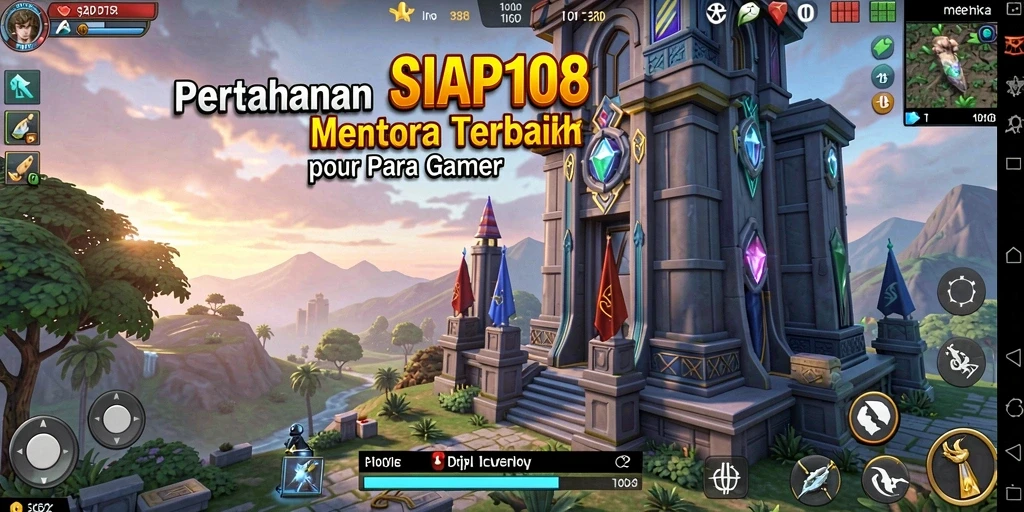 Tangkapan layar menampilkan pertempuran seru dalam game Tower Defense SIAP108.