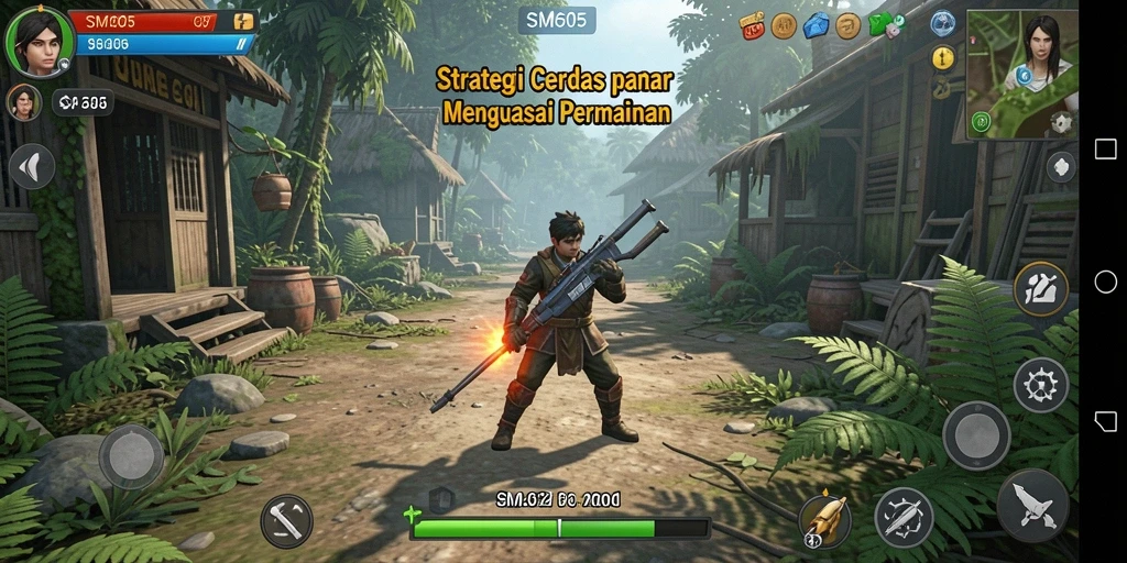 Tampilan menarik dari gameplay SM605 yang penuh strategi dan aksi.