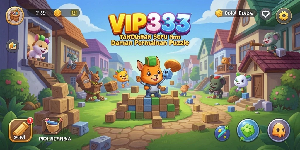Screenshot gameplay VIP333 menampilkan tantangan puzzlenya yang menarik.